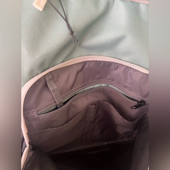 Spacious Green Gray Backpack - Picture 5 of 10